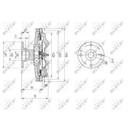 NRF Radiator Fan Clutch 49576