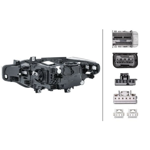 Hella Headlight Headlamp LED Right 1EX 012 103-921