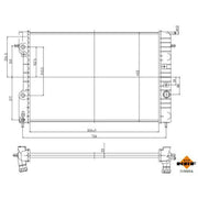 NRF Engine Radiator 519689A