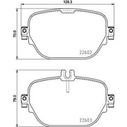 DON Rear Brake Pad Set PCP2210