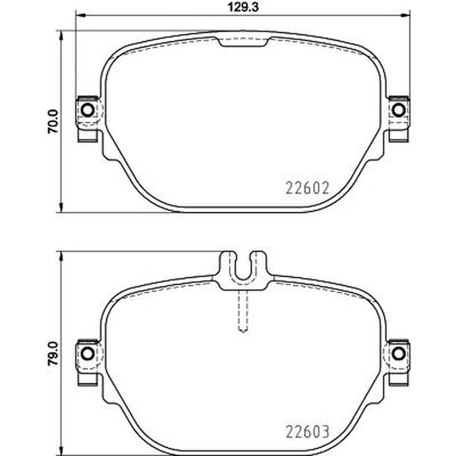 Mintex Rear Brake Pad Set MDB3976
