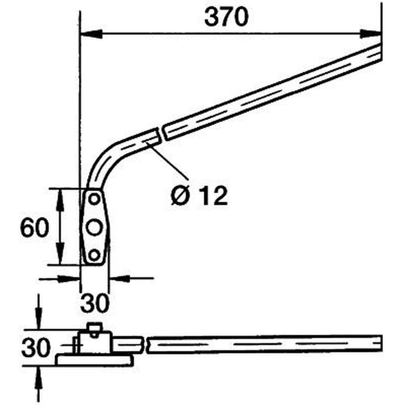 Hella Exterior Mirror Holder Right Steel 8HG 002 211-001