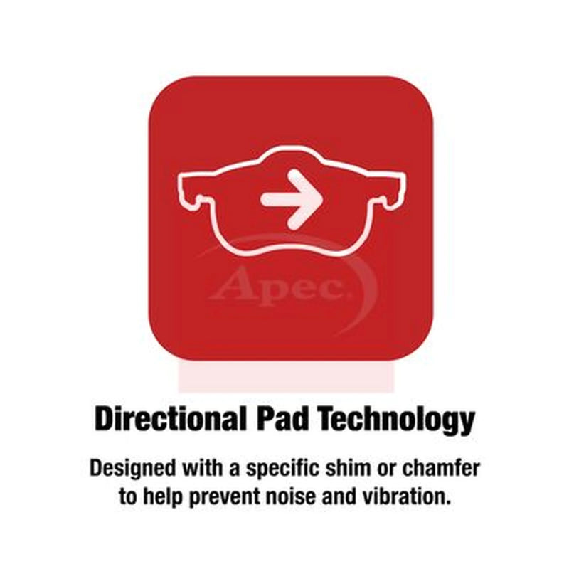 Apec Front Brake Pad Set PAD2492