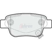 Fahren Rear Brake Vented Discs & Pads fits Toyota Vellfire 2008-2014 2.4 3.5