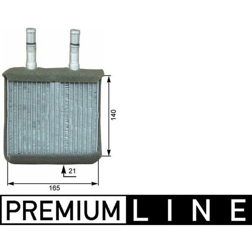 Mahle Heater Matrix Core Heat Exchanger AH 171 000P