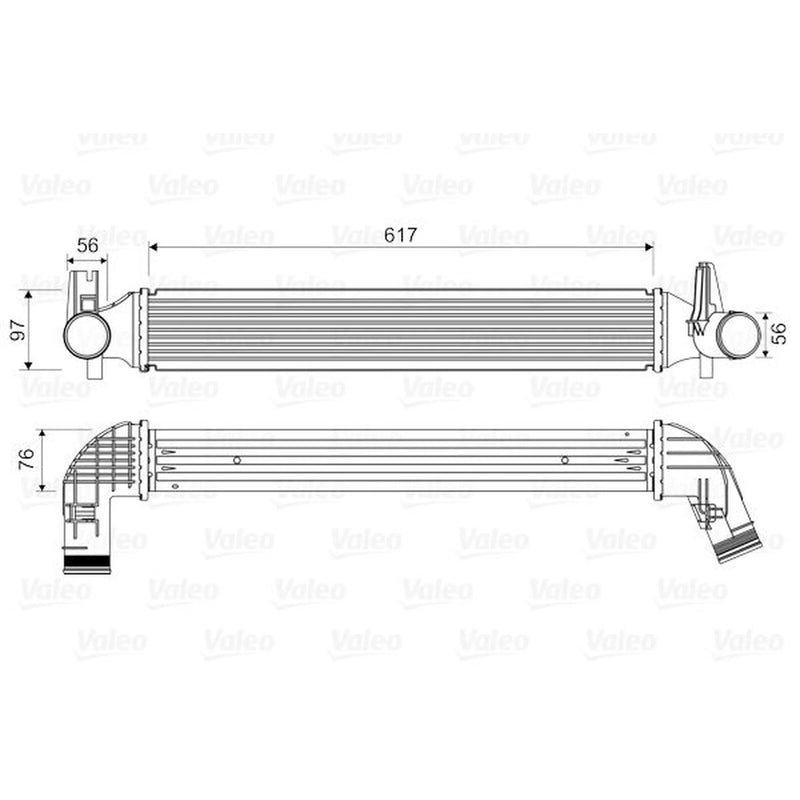 Valeo Intercooler (Charge Air Cooler) 818338