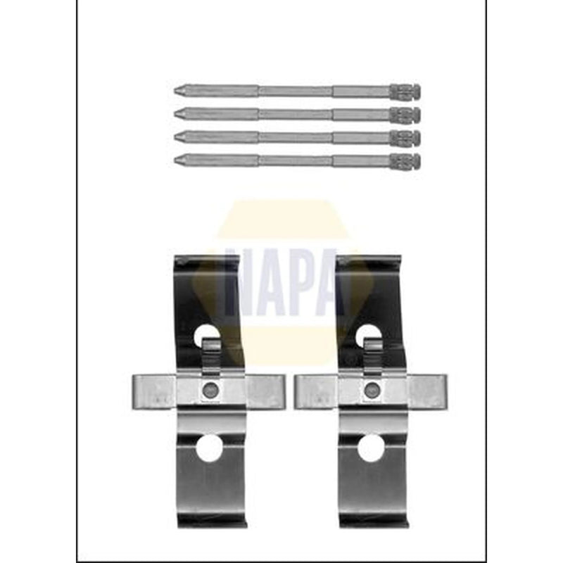 NAPA Brake Pad Accessory Fitting Kit Front NFK1180
