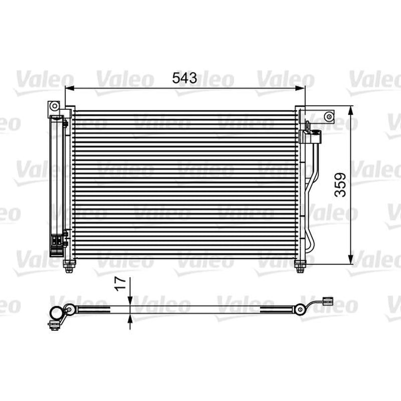 Valeo Air Conditioning Condenser 814115