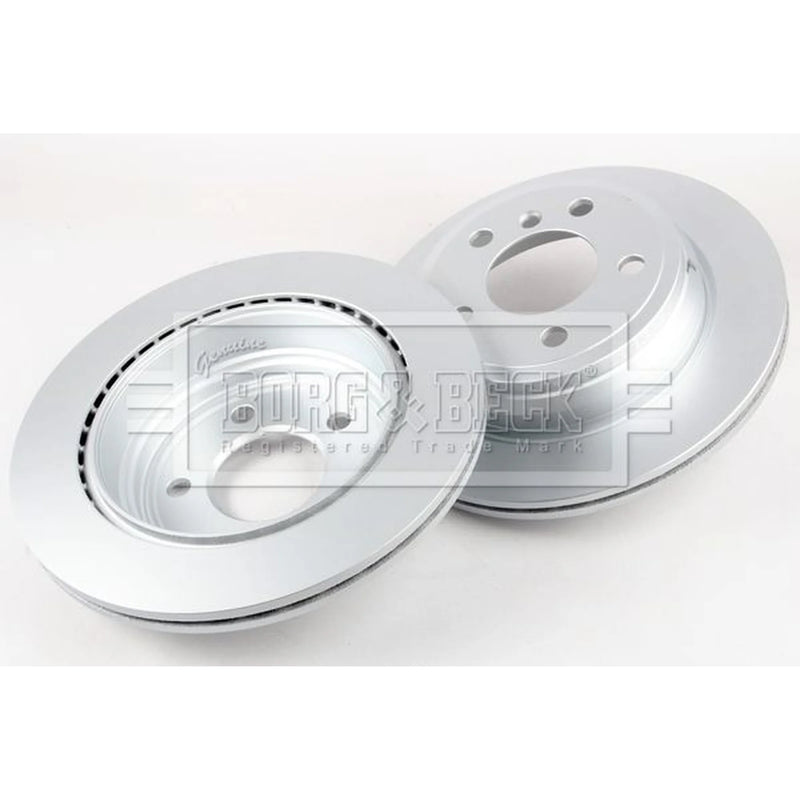 Borg & Beck 2 x Vented Rear Brake Discs BBD5259-x2