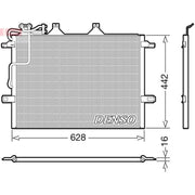 Denso Air Conditioning Condenser DCN17018