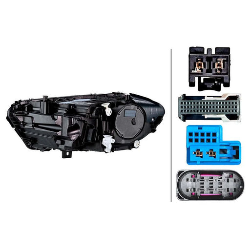 Hella Headlight Headlamp LED Right 1LX 015 390-741