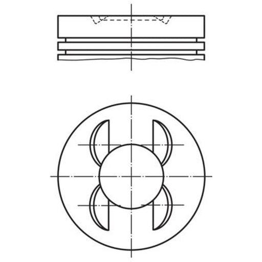 Mahle Piston Cylinder Bore = 100mm 503 PI 00106 002