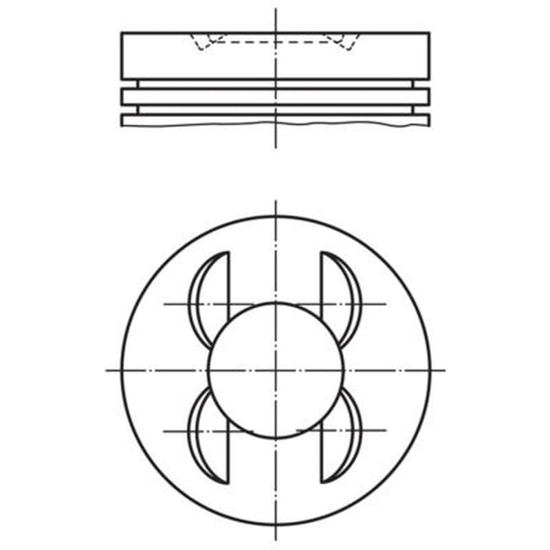 Mahle Piston Cylinder Bore = 97mm 002 85 02