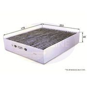 Comline Cabin Air Filter (Pollen Filter) EKF108A