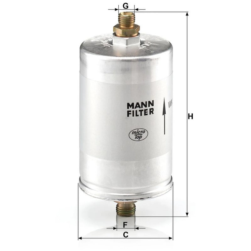 MANN-FILTER Fuel Filter Element WK 726/2