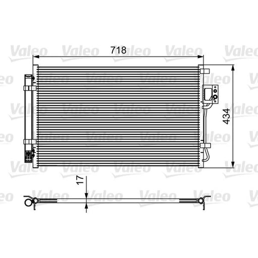 Valeo Air Conditioning Condenser 814100