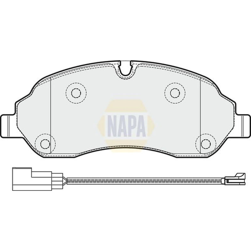 NAPA Front Brake Pad Set NBP1254