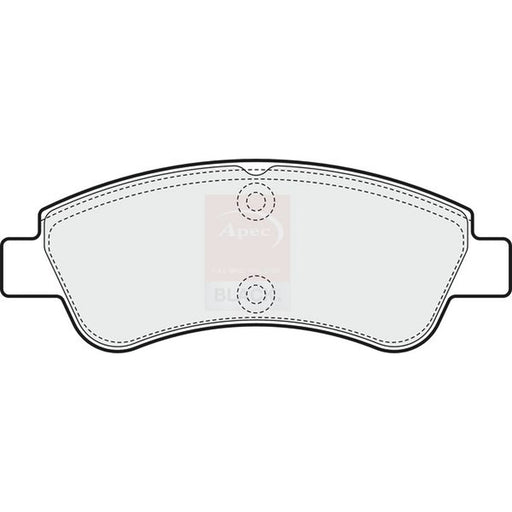 Apec Front Brake Pad Set PAD1546B