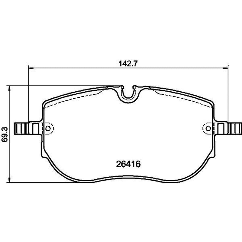 Mintex Front Brake Pad Set MDB3503