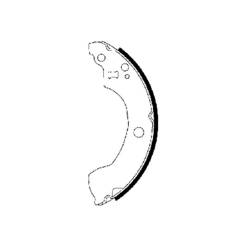 Mintex Brake Shoe Set Axle Kit MFR543