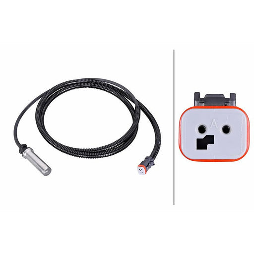Hella ABS Wheel Speed Sensor Rear 6PU 230 052-301