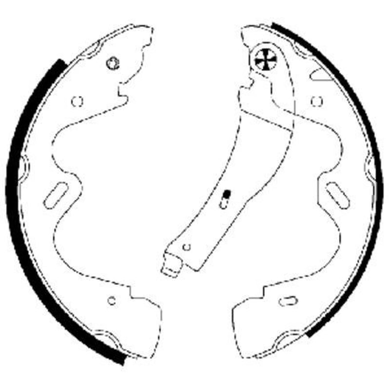Textar Brake Shoe Set Axle Kit 91065100