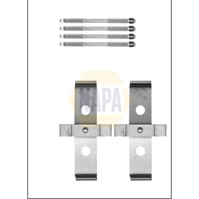 NAPA Brake Pad Accessory Fitting Kit Front NFK1215