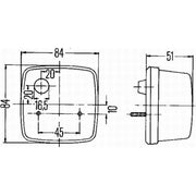Hella Direction Indicator Light Right 2BA 003 014-111