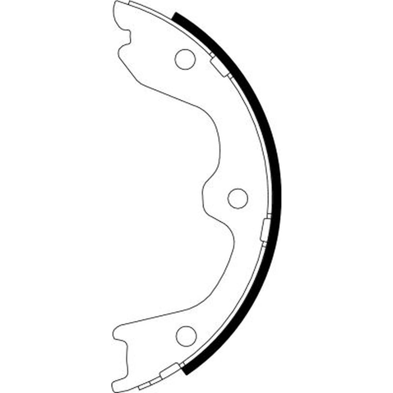 Mintex Parking Brake Shoe Set MFR631