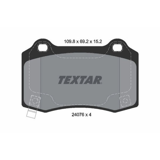 Textar Rear Brake Pad Set 2407601