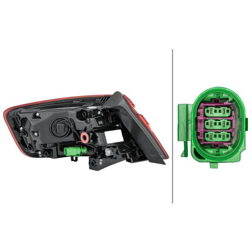 Hella Tail Light / Lamp LED Right 2SD 012 836-081