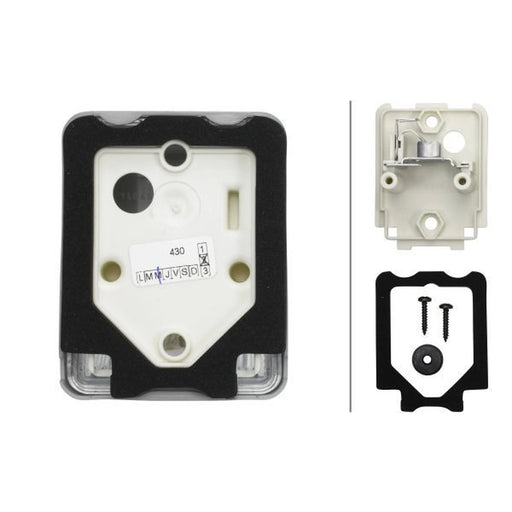 Hella Lamp Po White Grey 2PF Right 2PF 006 679-001 11025251 2PF 006 679-001