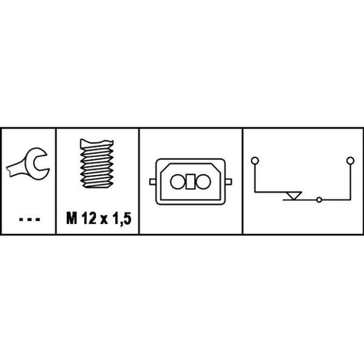Hella Brake Light Switch 6DD 008 622-161