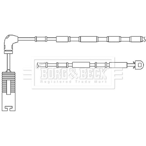 Borg & Beck Brake Pad Wear Sensor Rear BWL3048