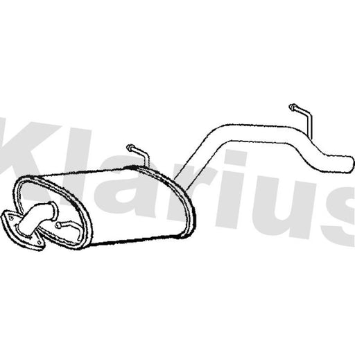 Klarius Box With Tail Pipe Rear SZ130J