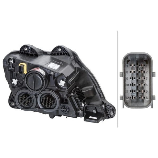 Hella Headlight Headlamp H1 Left 1LX 010 116-791
