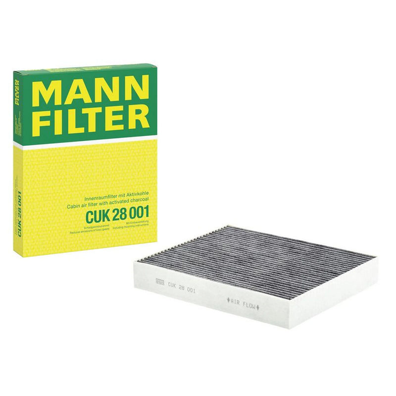 MANN-FILTER Cabin Air Filter (Pollen Filter) behind the glove CUK 28 001