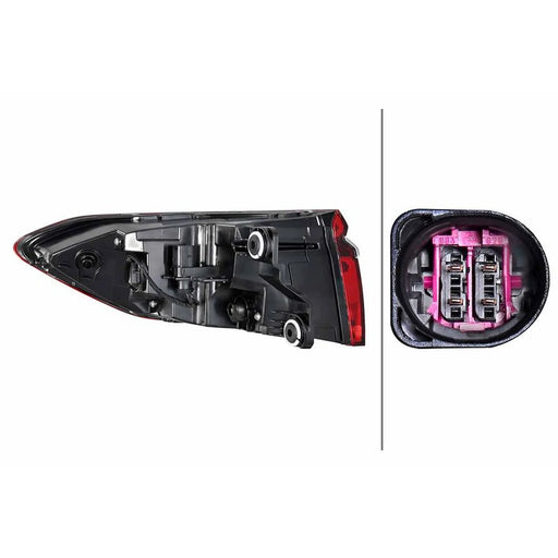 Hella Tail Light / Lamp LED Left 2SD 013 094-611