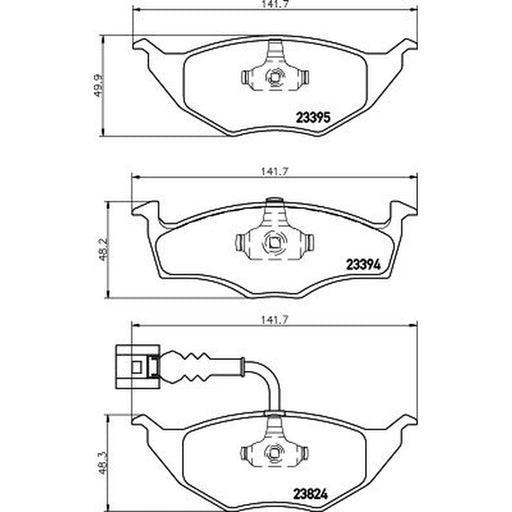 Mintex Front Brake Pad Set MDB2146