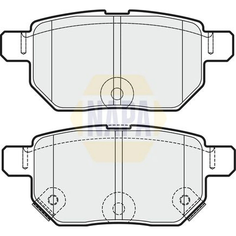 NAPA Rear Brake Pad Set NBP1592