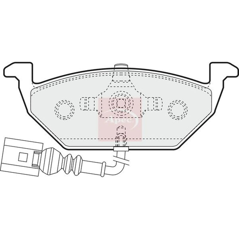 Apec Front Brake Pad Set PAD1109