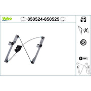 Valeo Electric Window Regulator Lifter Left Front 850524