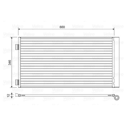 Valeo Air Conditioning Condenser 814408
