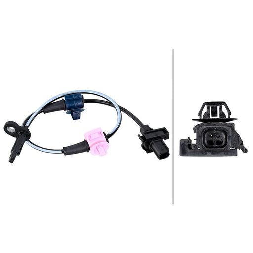 Hella ABS Wheel Speed Sensor Rear 6PU 358 218-871