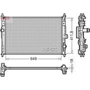 Denso Engine Radiator fits Citroën Berlingo 2019 on 1.2