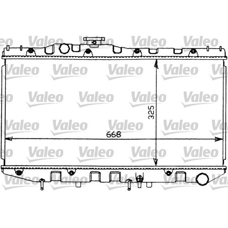 Valeo Engine Radiator 731097