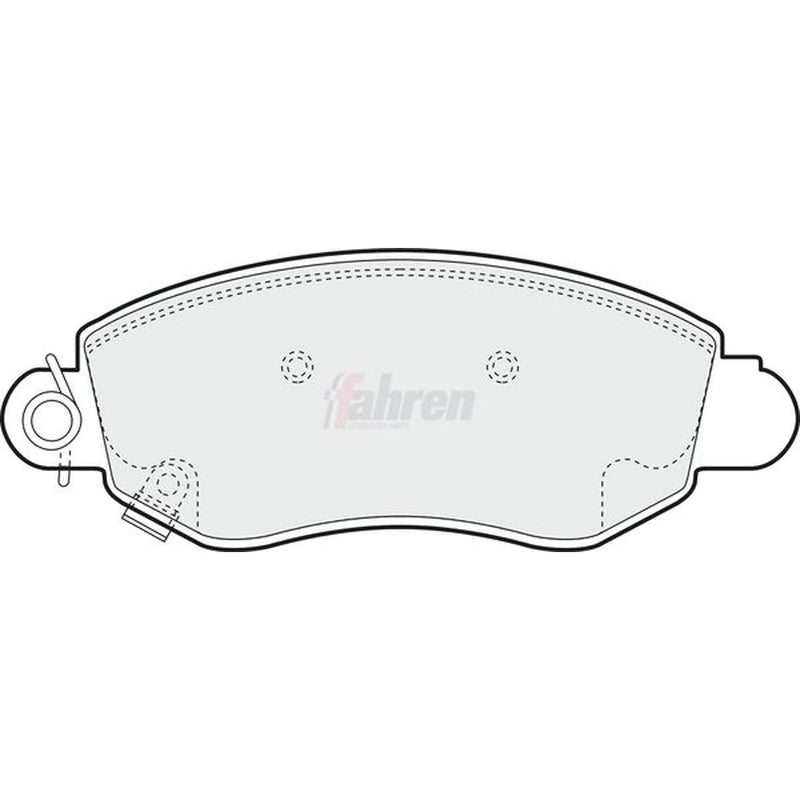 Fahren Front Brake Pad Set FBP3050