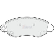 Fahren Front Brake Pad Set fits Ford Transit 2000-2006 2.0 2.3 2.4