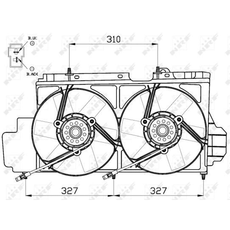 NRF Engine Cooling Fan 47538