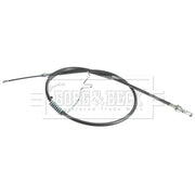 Borg & Beck Handbrake Cable Left Rear BKB3379
